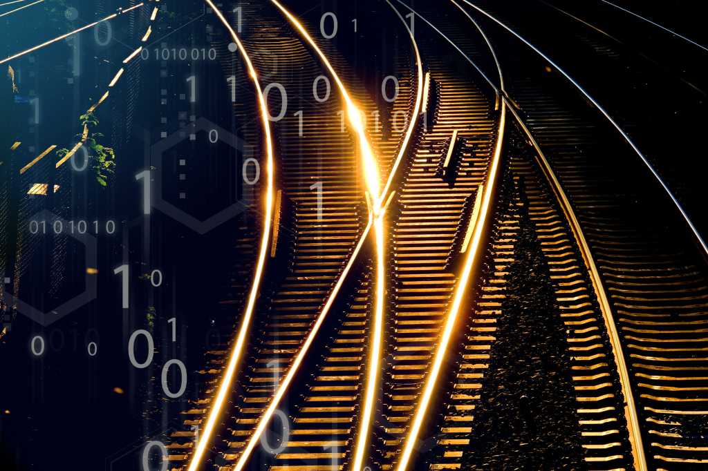 train tracks converge / rails switch / paths merge / convergence / directory traversals