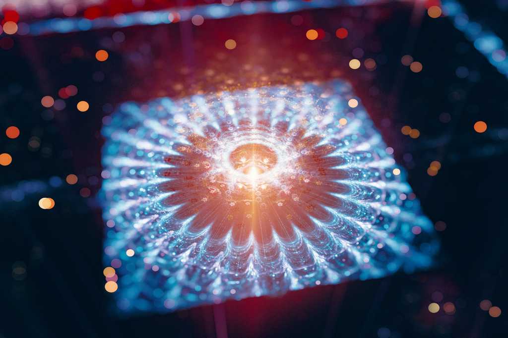 Quantum computing > A quantum processor radiates power.