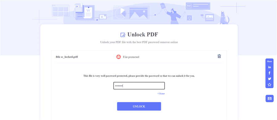 HiPDF - Unlock PDF